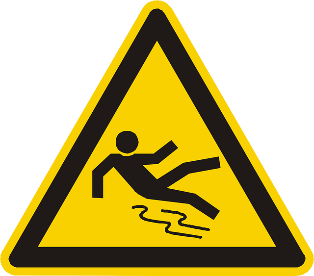 slip floor sign