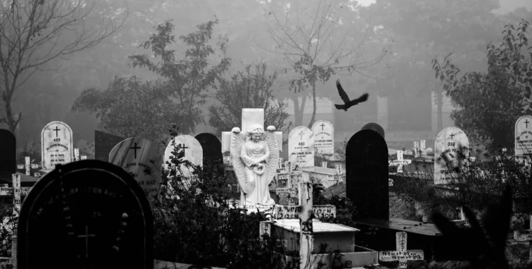 Graveyard tombstone