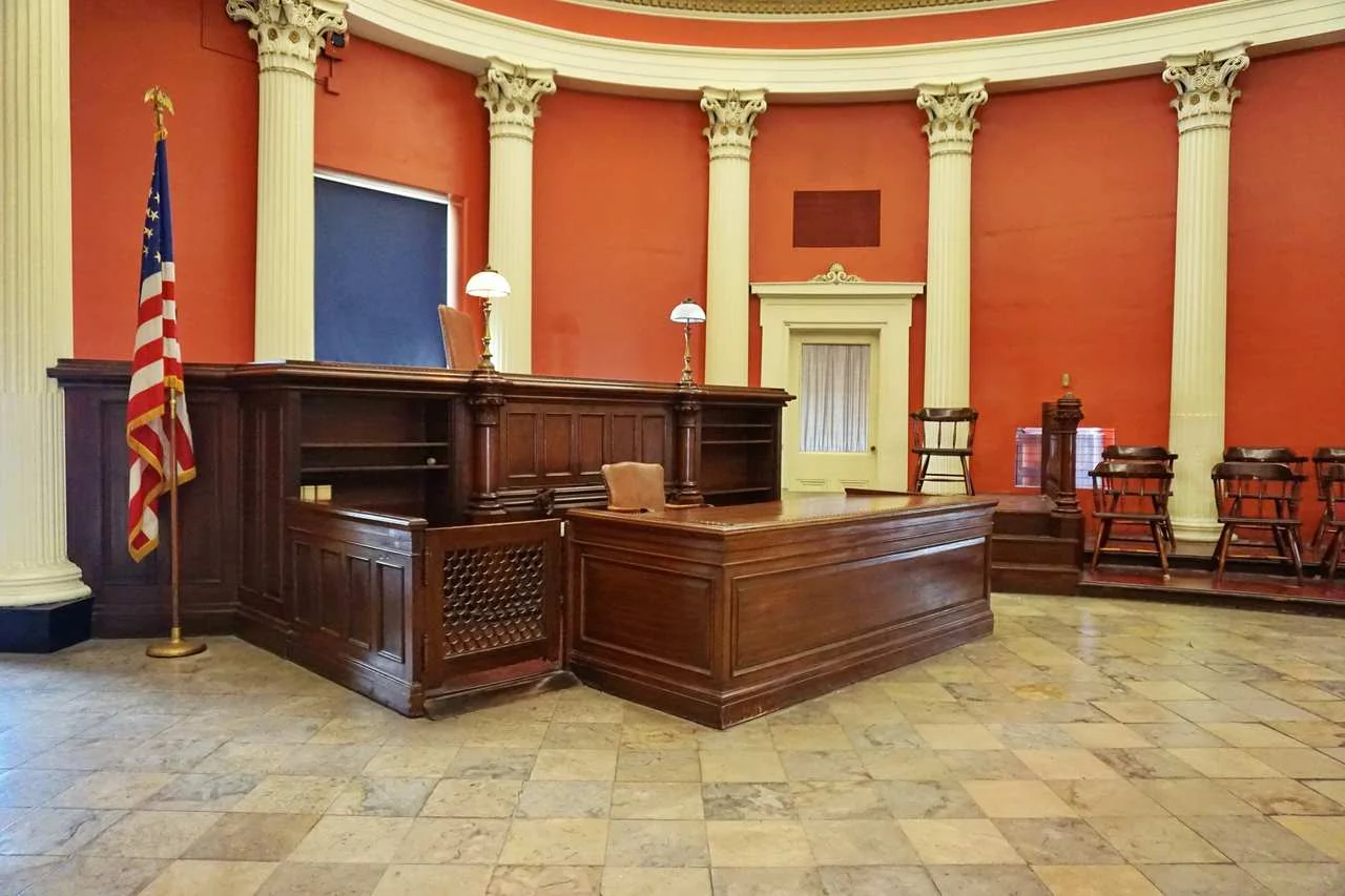 Empty court room