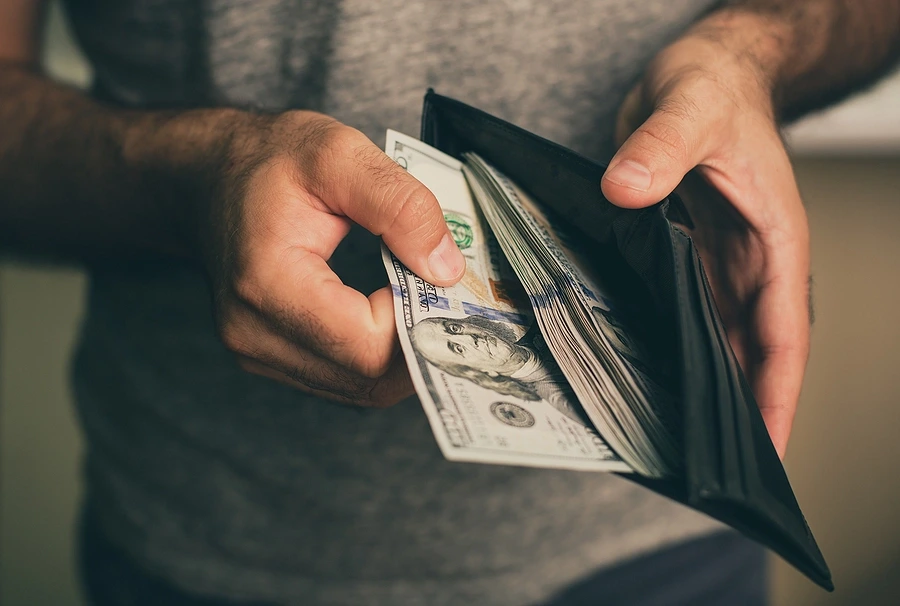 Wallet with Money